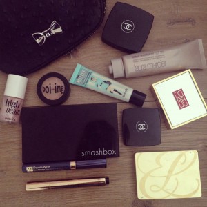 A picture of make-up contents