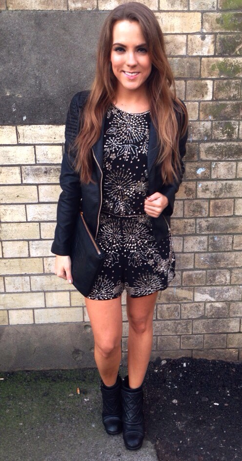 A icture of a girl in Miss Selfridge co-ord