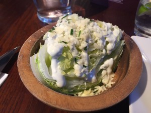 Lettuce with stilton