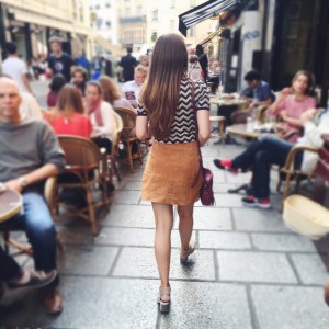 Fashion blogger in Paris