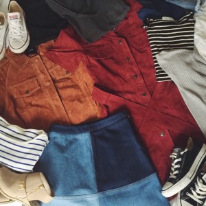 A picture of packing clothes
