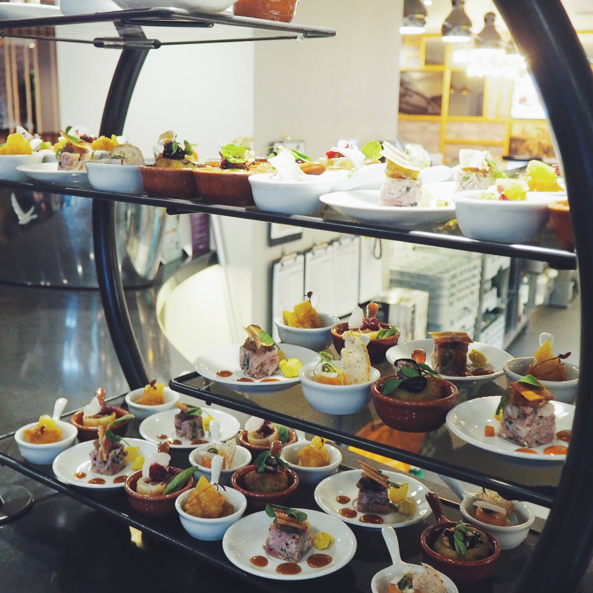 A picture of appetisers at Mercure Holland House Hotel and Spa