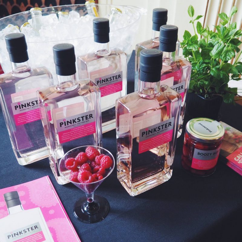 A picture of Pinkster gin at the Gin Festival